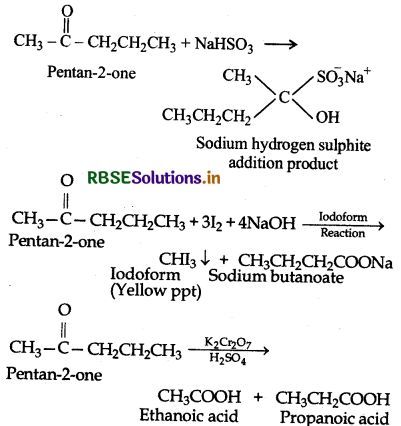 RBSE Class 12 Chemistry Important Questions Chapter 12 Aldehydes, Ketones and Carboxylic Acids 74