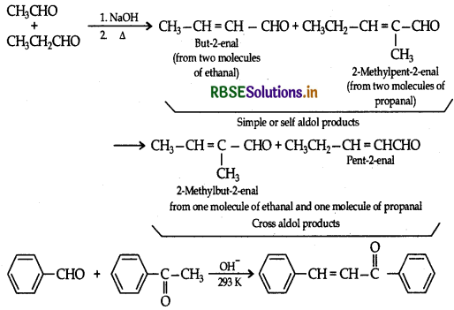 RBSE Class 12 Chemistry Important Questions Chapter 12 Aldehydes, Ketones and Carboxylic Acids 87