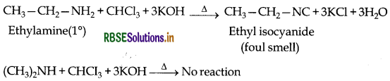 RBSE Class 12 Chemistry Important Questions Chapter 13 Amines 38