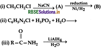 RBSE Class 12 Chemistry Important Questions Chapter 13 Amines 55