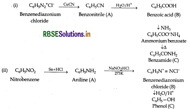 RBSE Class 12 Chemistry Important Questions Chapter 13 Amines 59