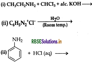 RBSE Class 12 Chemistry Important Questions Chapter 13 Amines 62
