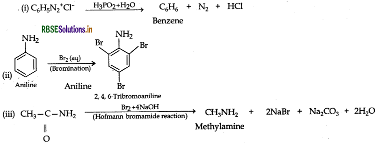 RBSE Class 12 Chemistry Important Questions Chapter 13 Amines 65