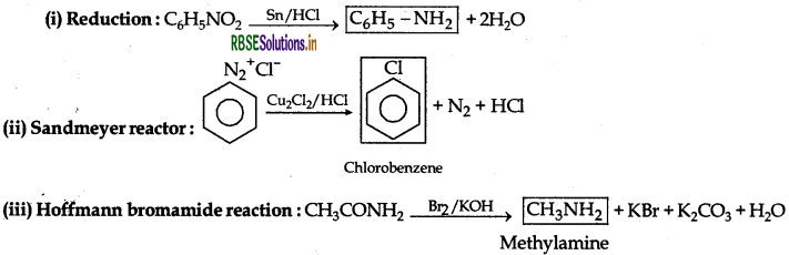 RBSE Class 12 Chemistry Important Questions Chapter 13 Amines 78