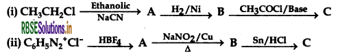 RBSE Class 12 Chemistry Important Questions Chapter 13 Amines 87