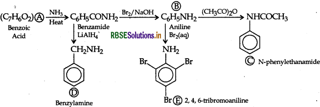 RBSE Class 12 Chemistry Important Questions Chapter 13 Amines 95