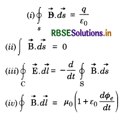 RBSE Class 12 Physics Important Questions Chapter 8 Electromagnetic Waves 2