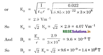 RBSE Class 12 Physics Important Questions Chapter 8 Electromagnetic Waves 20