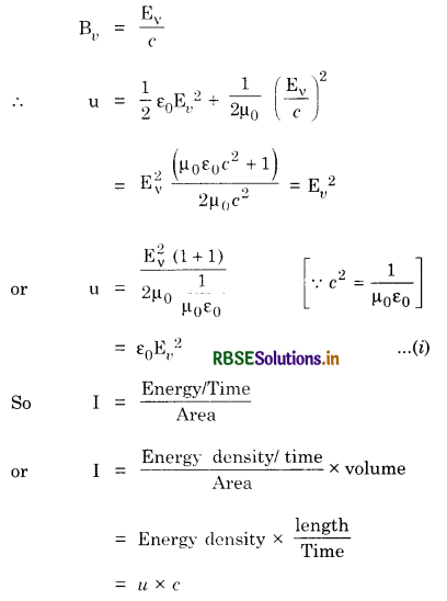 RBSE Class 12 Physics Important Questions Chapter 8 Electromagnetic Waves 21