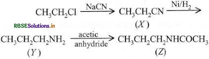 RBSE Class 12 Chemistry Important Questions Chapter 13 Amines 97
