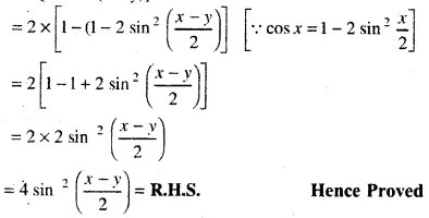 RBSE Solutions for Class 11 Maths Chapter 3 Trigonometric Functions Miscellaneous Exercise 2