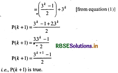 RBSE Solutions for Class 11 Maths Chapter 4 Principle of Mathematical Induction Ex 4.1 1