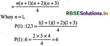 RBSE Solutions for Class 11 Maths Chapter 4 Principle of Mathematical Induction Ex 4.1 4