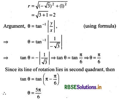 RBSE Solutions for Class 11 Maths Chapter 5 Complex Numbers and Quadratic Equations Ex 5.2 3
