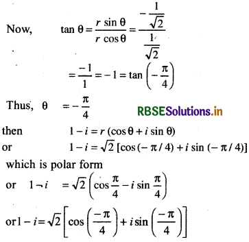 RBSE Solutions for Class 11 Maths Chapter 5 Complex Numbers and Quadratic Equations Ex 5.2 4