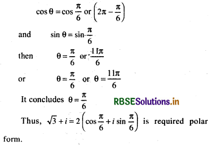 RBSE Solutions for Class 11 Maths Chapter 5 Complex Numbers and Quadratic Equations Ex 5.2 7