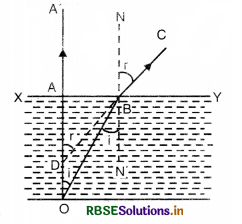 RBSE Class 12 Physics Important Questions Chapter 9 Ray Optics and Optical Instruments 50