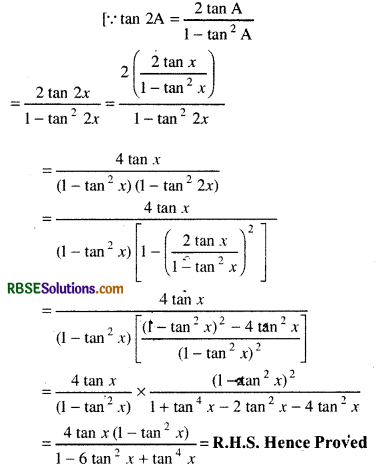 RBSE Solutions for Class 11 Maths Chapter 3 Trigonometric Functions Ex 3.3 16