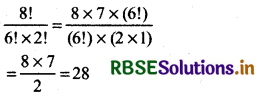 RBSE Solutions for Class 11 Maths Chapter 7 Permutations and Combinations Ex 7.2 1