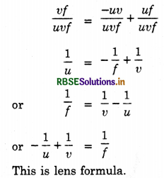 RBSE Class 12 Physics Important Questions Chapter 9 Ray Optics and Optical Instruments 76