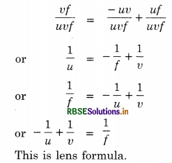 RBSE Class 12 Physics Important Questions Chapter 9 Ray Optics and Optical Instruments 78