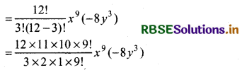 RBSE Solutions for Class 11 Maths Chapter 8 Binomial Theorem Ex 8.2 2
