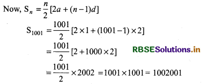 RBSE Solutions for Class 11 Maths Chapter 9 Sequences and Series Ex 9.2 1