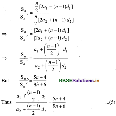 RBSE Solutions for Class 11 Maths Chapter 9 Sequences and Series Ex 9.2 6