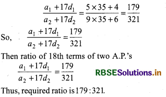 RBSE Solutions for Class 11 Maths Chapter 9 Sequences and Series Ex 9.2 7