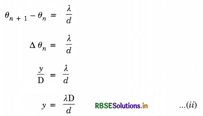 RBSE Class 12 Physics Important Questions Chapter 10 Wave Optics 34