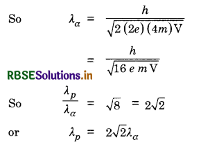 RBSE Class 12 Physics Important Questions Chapter 11 Dual Nature of Radiation and Matter 16