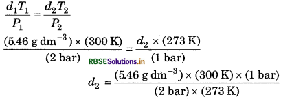 RBSE Solutions for Class 11 Chemistry Chapter 5 States of Matter 14