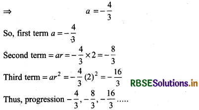 RBSE Solutions for Class 11 Maths Chapter 9 Sequences and Series Ex 9.3 14