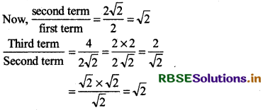 RBSE Solutions for Class 11 Maths Chapter 9 Sequences and Series Ex 9.3 2