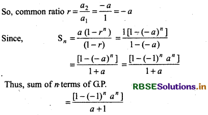 RBSE Solutions for Class 11 Maths Chapter 9 Sequences and Series Ex 9.3 8