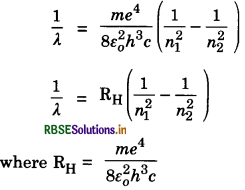 RBSE Class 12 Physics Important Questions Chapter 12 Atoms 25