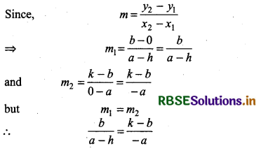 RBSE Solutions for Class 11 Maths Chapter 10 Straight Lines Ex 10.1 12