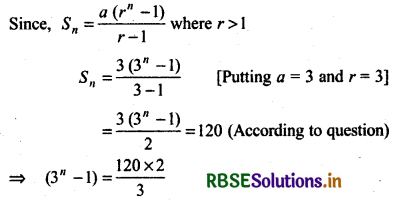RBSE Solutions for Class 11 Maths Chapter 9 Sequences and Series Miscellaneous Exercise 3