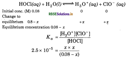 RBSE Solutions for Class 11 Chemistry Chapter 7 Equilibrium 26