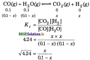 RBSE Solutions for Class 11 Chemistry Chapter 7 Equilibrium 7