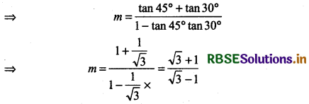 RBSE Solutions for Class 11 Maths Chapter 10 Straight Lines Ex 10.2 1