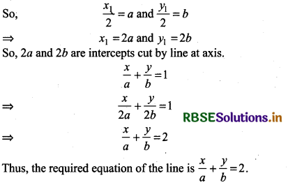 RBSE Solutions for Class 11 Maths Chapter 10 Straight Lines Ex 10.2 11