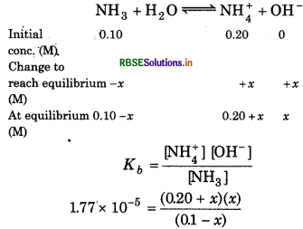 RBSE Solutions for Class 11 Chemistry Chapter 7 Equilibrium 28