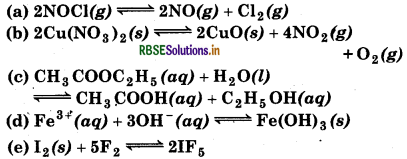 RBSE Solutions for Class 11 Chemistry Chapter 7 Equilibrium 40