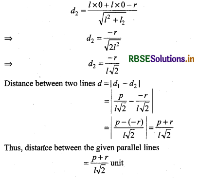 RBSE Solutions for Class 11 Maths Chapter 10 Straight Lines Ex 10.3 11