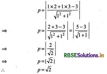 RBSE Solutions for Class 11 Maths Chapter 10 Straight Lines Ex 10.3 23