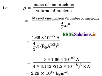 RBSE Class 12 Physics Important Questions Chapter 13 Nuclei 18