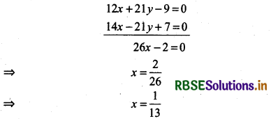 RBSE Solutions for Class 11 Maths Chapter 10 Straight Lines Miscellaneous Exercise 10