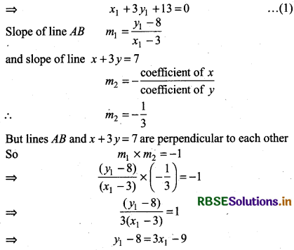 RBSE Solutions for Class 11 Maths Chapter 10 Straight Lines Miscellaneous Exercise 18