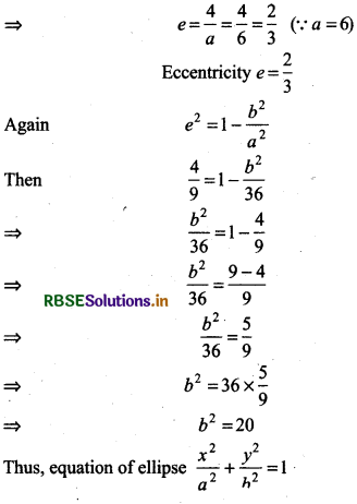 RBSE Solutions for Class 11 Maths Chapter 11 Conic Sections Ex 11.3 12